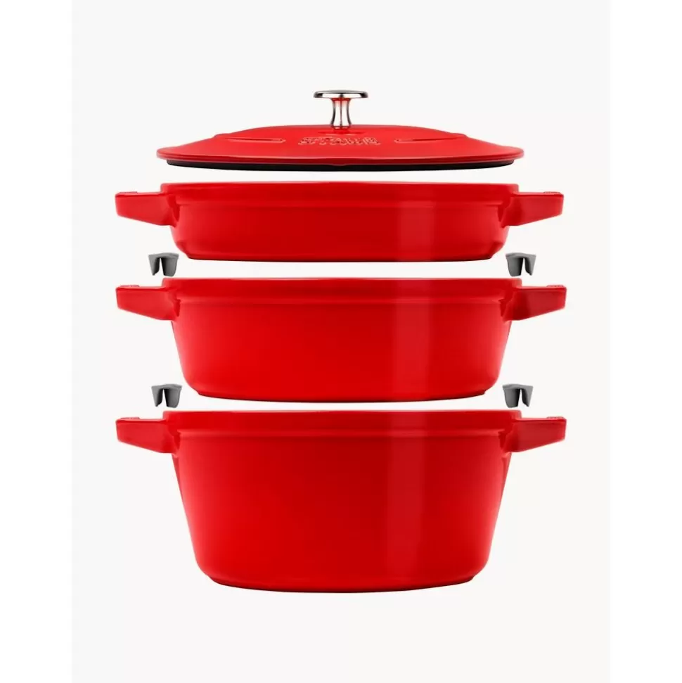 Komplet Garnkow Zeliwnych La Cocotte, 3 Elem.>Staub New