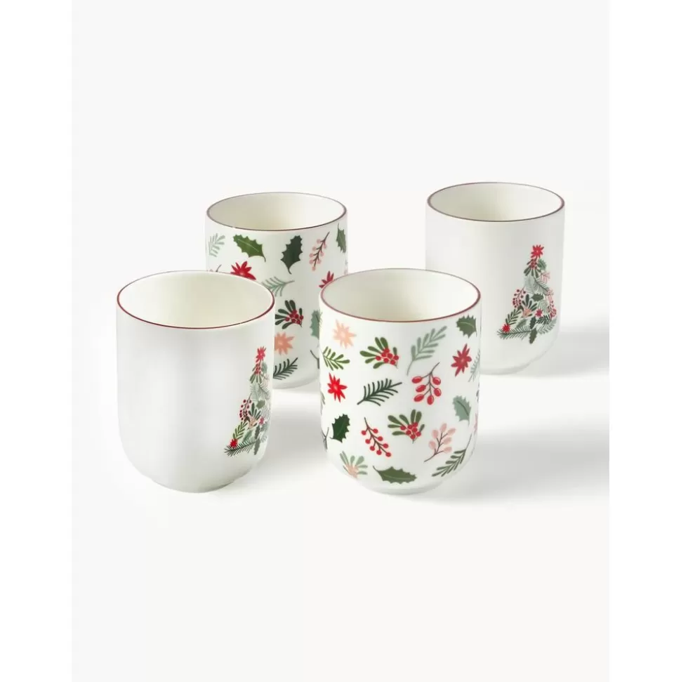 Komplet Kubkow Z Porcelany Eve, 4 Elem.>* Clearance