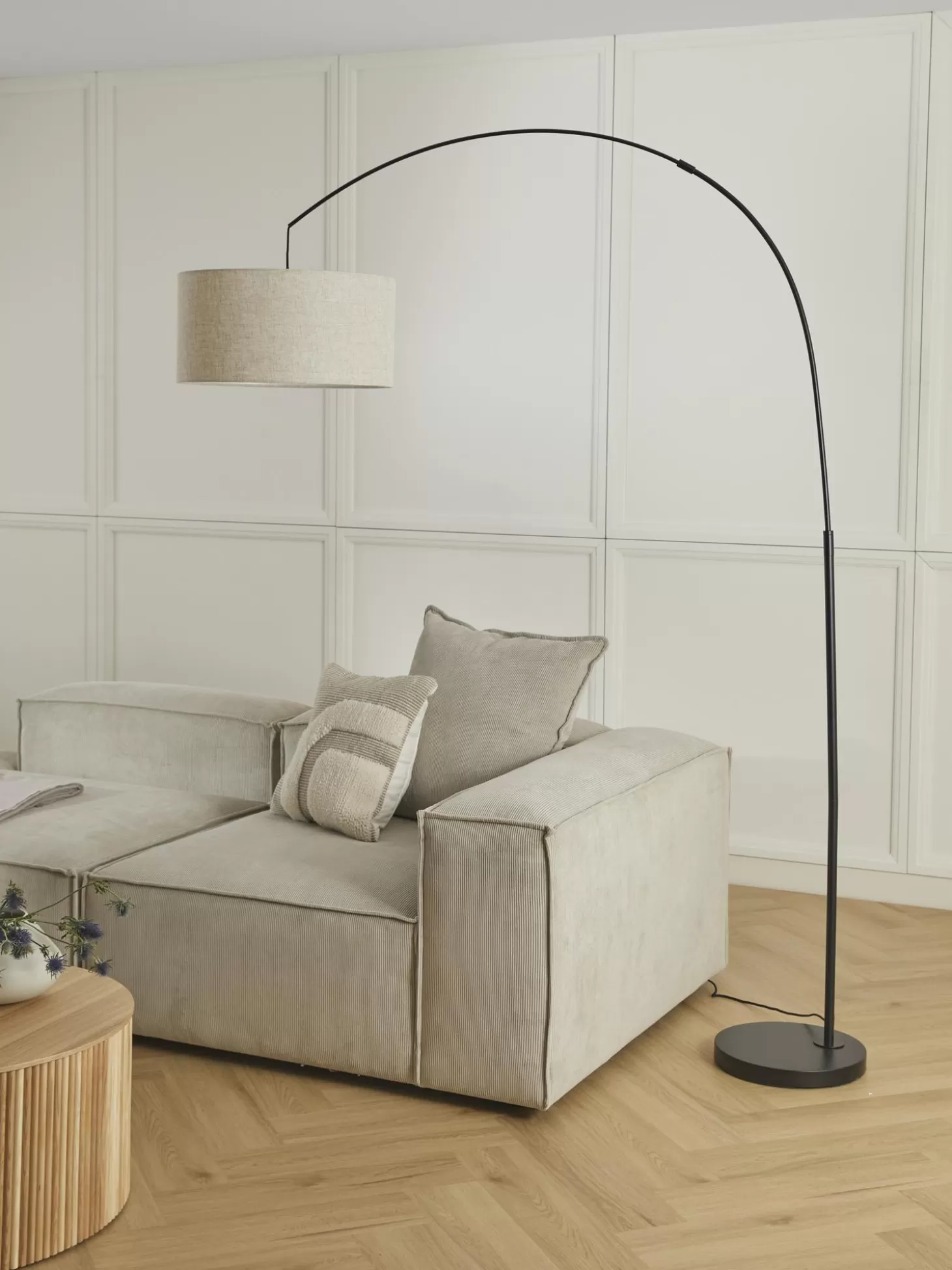 * Lampa Podlogowa W Ksztalcie Luku Niels Flash Sale