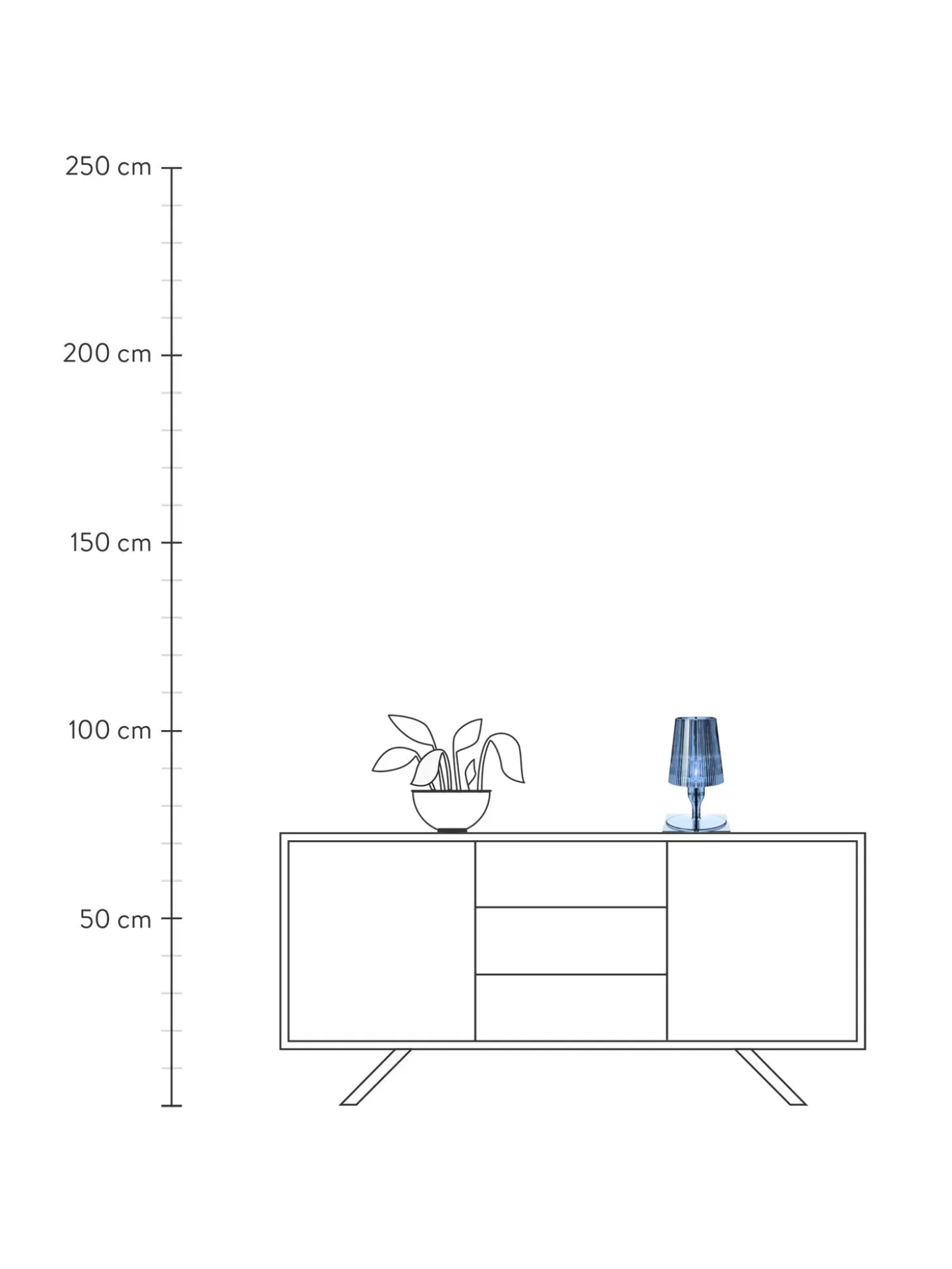 Kartell Lampa Stołowa Led Take Outlet