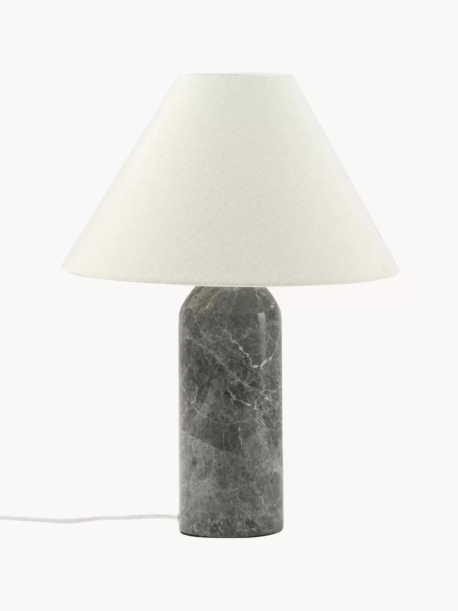 * Lampa Stołowa Z Marmurowa Podstawa Gia Store