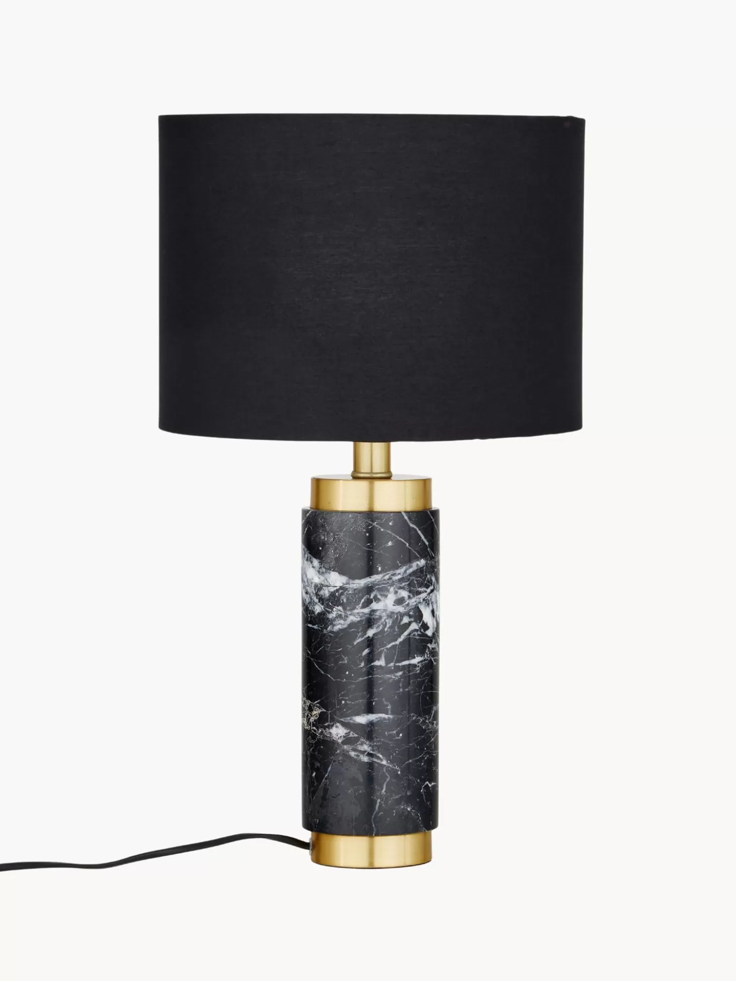 * Lampa Stołowa Z Marmurowa Podstawa W Stylu Glam Miranda Best Sale