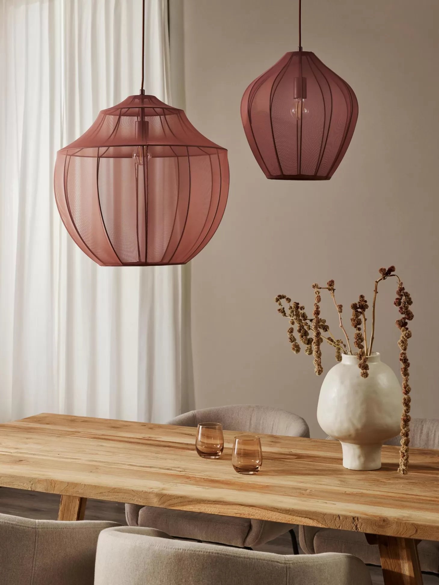 * Lampa Wiszaca Z Siateczki Beau Cheap