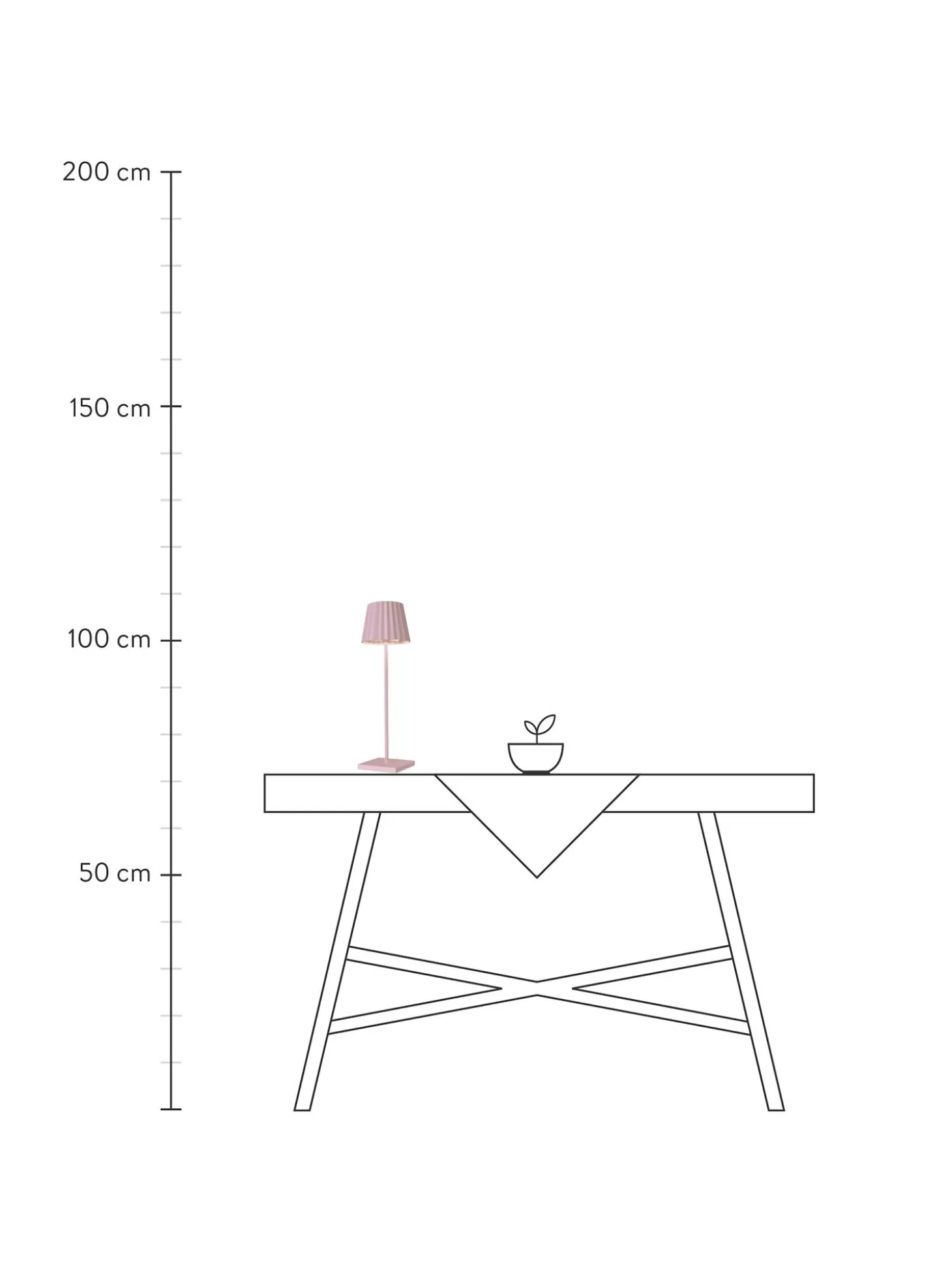 Sompex Mobilna Lampa Stołowa Z Funkcja Przyciemniania Trellia Shop