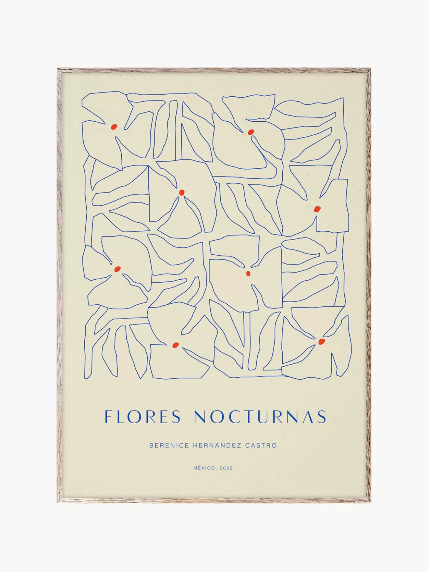 Paper Collective Plakat Flores Nocturnas 01 Cheap