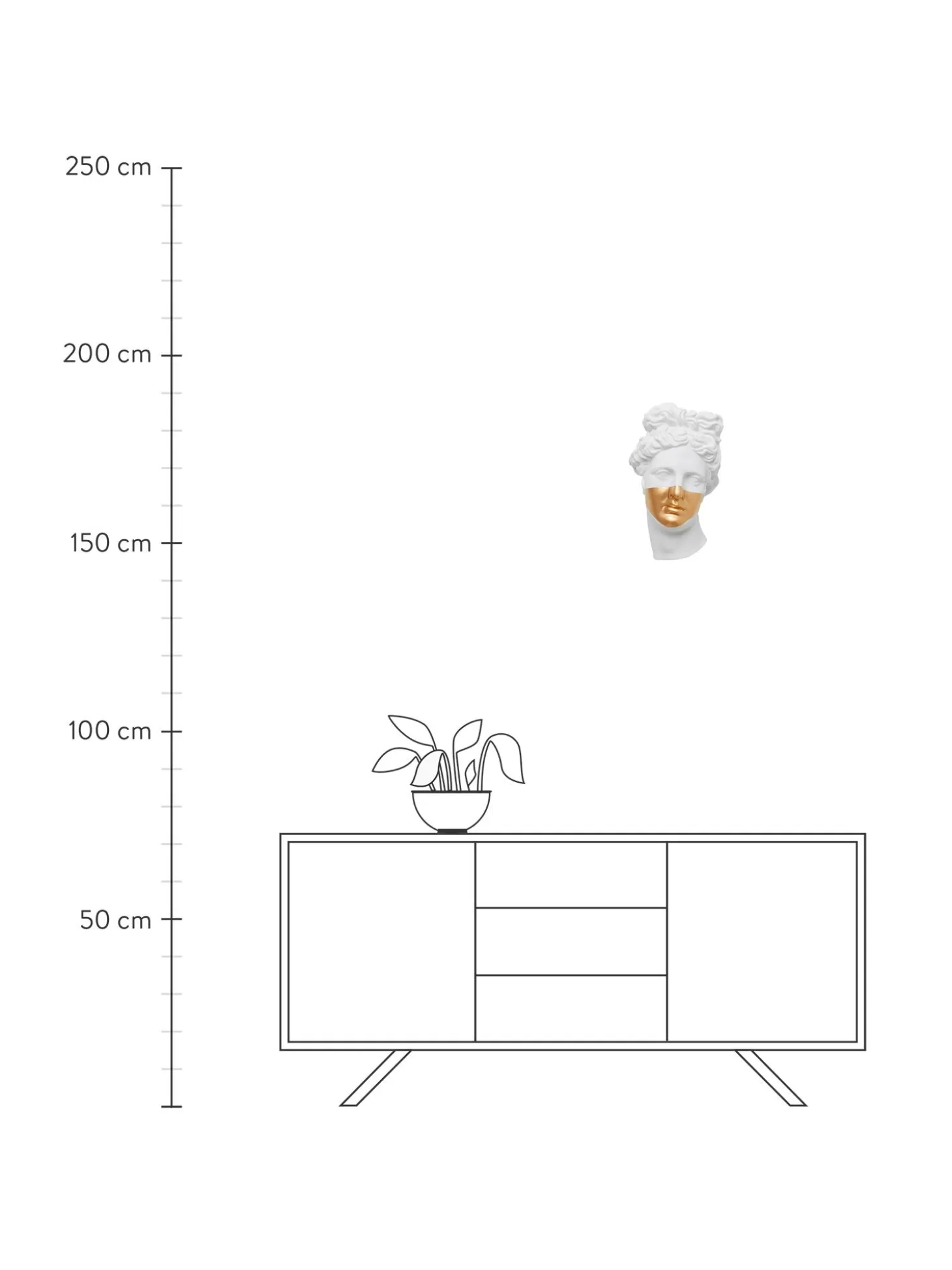 Kare Design Recznie Wykonana Dekoracja Scienna Z Pojemnikiem Apollo Online