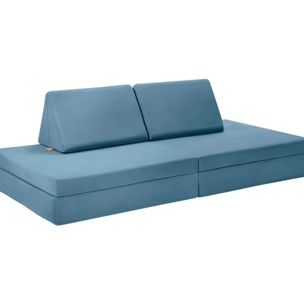 Recznie Wykonana Dziecieca Sofa Modulowa Z Aksamitu Mila>Funzy Fashion