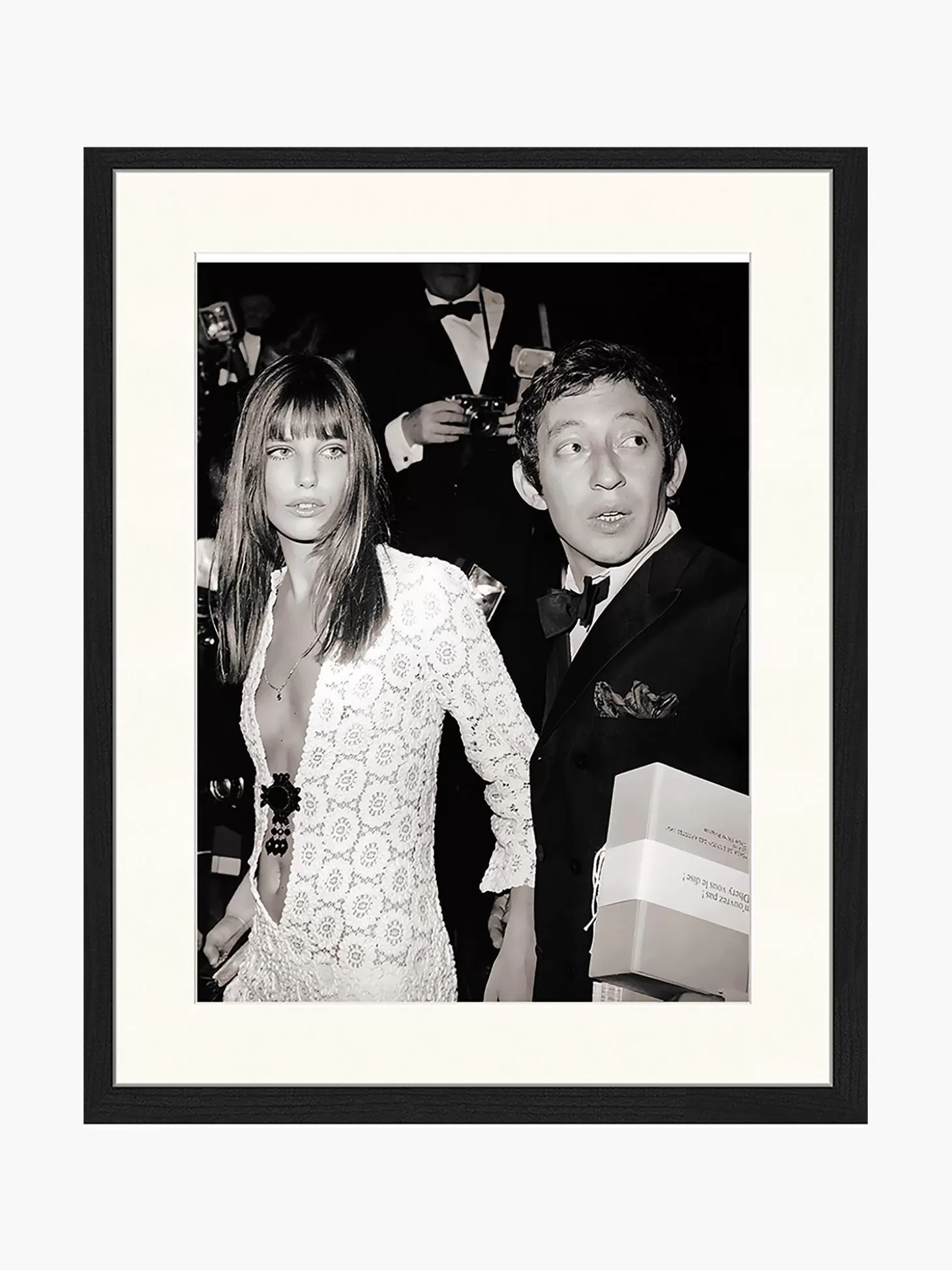 Any Image Recznie Wykonany Oprawiony Druk Cyfrowy Serge Gainsbourg & Jane Birkin Store